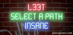 Click 'L33t' to play L33t1fy's side. Click 'Insane' to play Insane Steve's side.